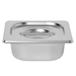 Gifi Bac inox avec couvercle préparation conservation L.7,5 cm