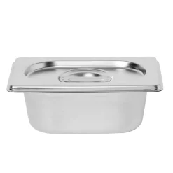 Gifi Bac inox avec couvercle préparation conservation L.17,5 cm