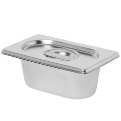 Gifi Bac inox avec couvercle préparation conservation L.17,5 cm