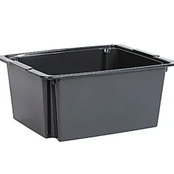 Gifi Rangement|Bac plastique 14 L gris