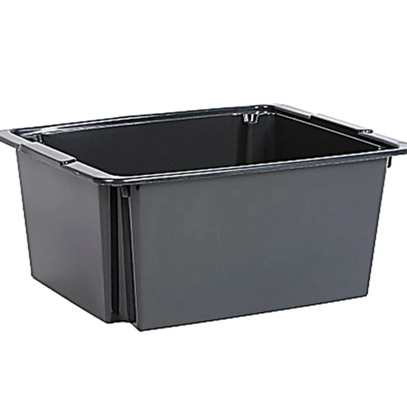 Gifi Rangement|Bac plastique 14 L gris