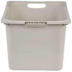 Gifi Rangement|Bac plastique beige
