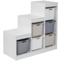 Gifi Rangement|Bac plastique beige