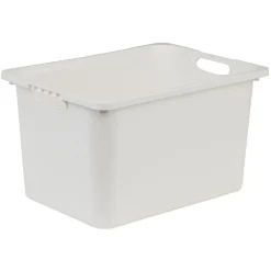 Gifi Rangement|Bac plastique blanc