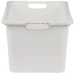 Gifi Rangement|Bac plastique blanc