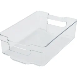 Gifi Bac rangement frigo 5,8L plastique transparent 32,5x21,5xH9cm