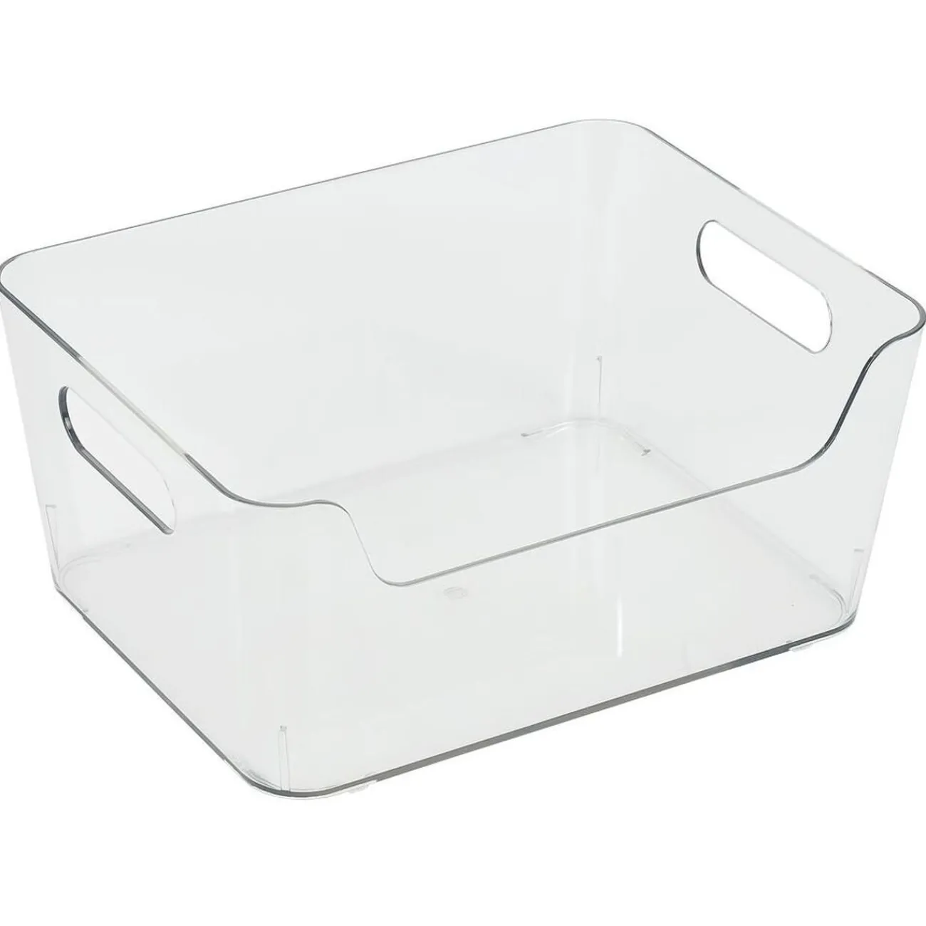 Gifi Bac rangement frigo 3,5L plastique transparent 22,4x17,3xH10cm