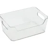 Gifi Bac rangement frigo 2L plastique transparent 20,5x14xH8,5cm