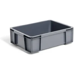 Gifi Rangement|Bac renforcé rangement plastique gris 9L