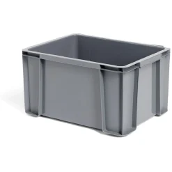 Gifi Rangement|Bac renforcé rangement plastique gris 17L