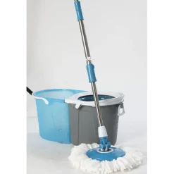 Gifi Nettoyage Et Entretien|Balai magique seau essoreur bleu gris