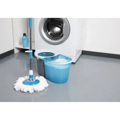 Gifi Nettoyage Et Entretien|Balai magique seau essoreur bleu gris