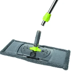 Gifi Nettoyage Et Entretien|Balai seau essoreur 2 en 1 vert et gris