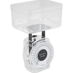 Gifi Balance de cuisine mécanique 1 kg noir transparent