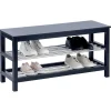 Gifi Rangement|Banc range chaussure 8 paires 100x34xH49,5cm