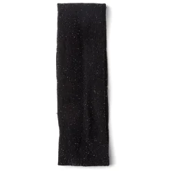 Gifi Beauté^Bandeau à cheveux large en maille polyester noir à paillettes argentées