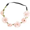 Gifi Beauté^Bandeau pour cheveux couronne de fleurs roses