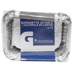 Gifi Barquette en aluminium 0,5L par 10