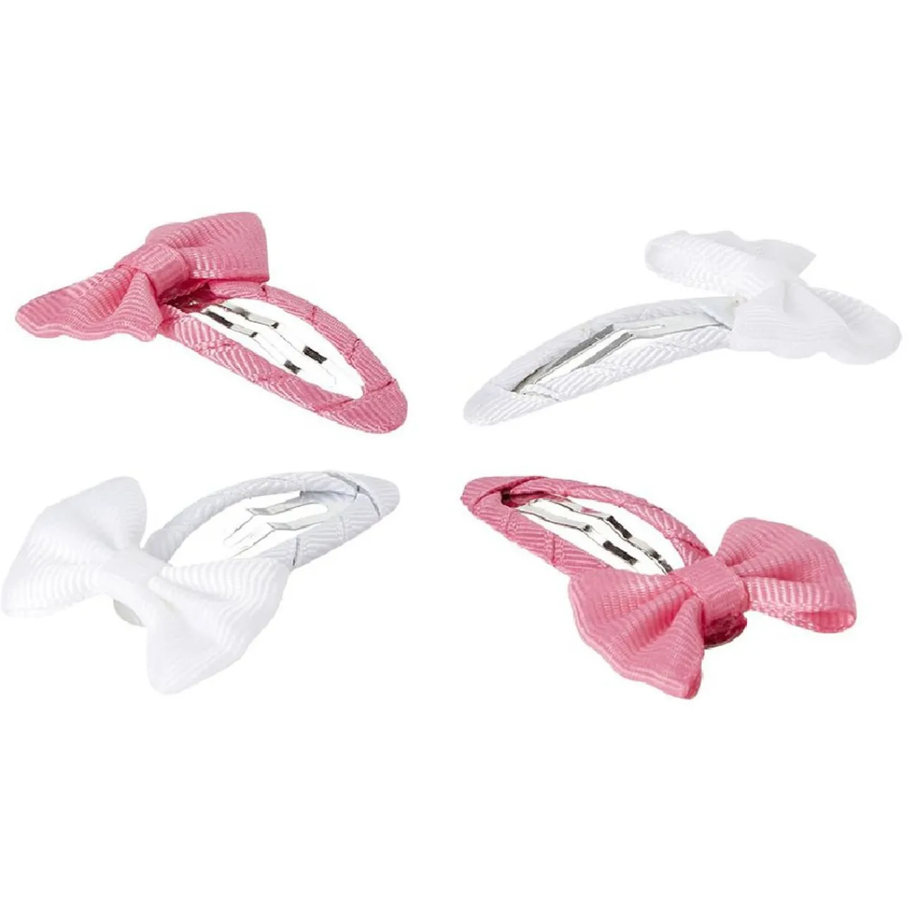 Gifi Beauté^Barrette clic clac à noeud x4