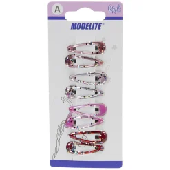 Gifi Beauté^Barrette clic clac enfant fantaisie x8