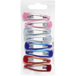 Gifi Beauté^Barrette clic clac multicolore x8