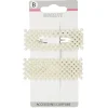 Gifi Beauté^Barrette perles imitation blanc x2