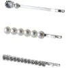 Gifi Beauté^Barrette strass gris argenté x3