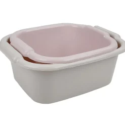 Gifi Nettoyage Et Entretien|Bassine carrée bleu vert x2