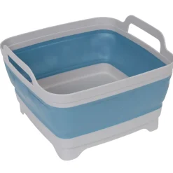 Gifi Nettoyage Et Entretien|Bassine rétractable bouchon évideur grise et bleue