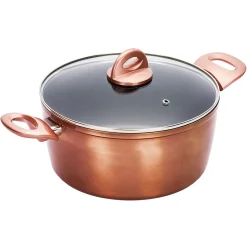 Gifi Batterie de cuisine aluminium forgé 3 pièces tous feux dont induction