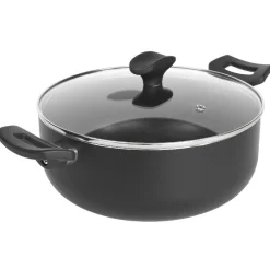 Gifi Batterie de cuisine tous feux dont induction x3 avec couvercle