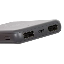 Gifi Beauté^Batterie de secours grise incription Wild & Free