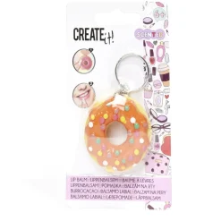 Gifi Beauté^Baume à lèvre enfant Create it! porte-clé donut - 6 modèles