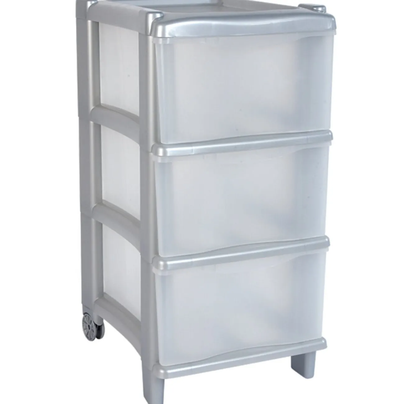 Gifi Rangement|Bloc 3 tiroirs à roulettes