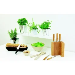 Gifi Bloc bambou et 5 couteaux