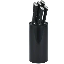 Gifi Bloc couteaux universel rond noir