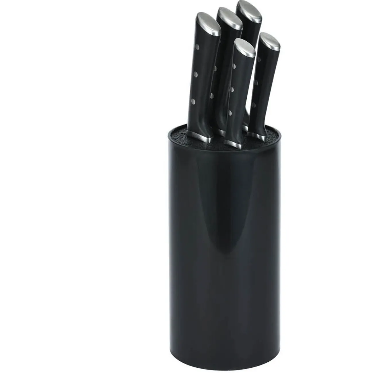 Gifi Bloc couteaux universel rond noir