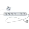 Gifi Accessoires Électriques^Bloc multiprise 6 prises interrupteur déporté pour 4 prises