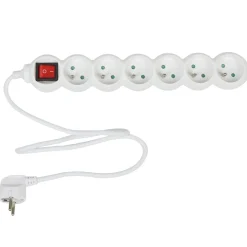 Gifi Accessoires Électriques^Bloc multiprise blanc L. 75 cm