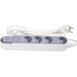 Gifi Accessoires Électriques^Bloc multiprise design gris 4x16A 3m