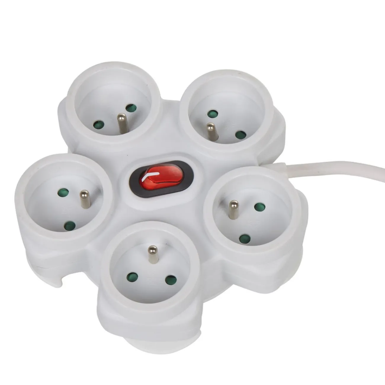 Gifi Accessoires Électriques^Bloc multiprise étoile 5 prises