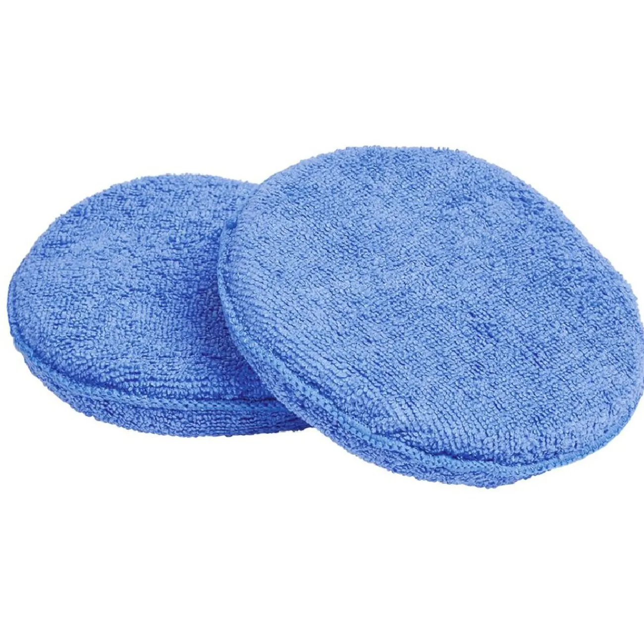 Gifi Nettoyage Et Entretien|Bloc éponge ronde microfibre bleu 15x15cm x2