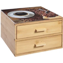 Gifi Bloc tiroirs à dosettes 2 niveaux