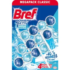 Gifi Nettoyage Et Entretien|Bloc WC Bref Power Activ Océan 3x50 g