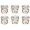 Gifi Bocal à conserve avec fermeture à clapet 350 ml x 6