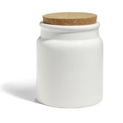 Gifi Bocal en céramique avec couvercle en liège Ø13xH15cm
