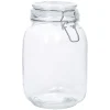 Gifi Bocal en verre avec couvercle à charnière 1,5 L