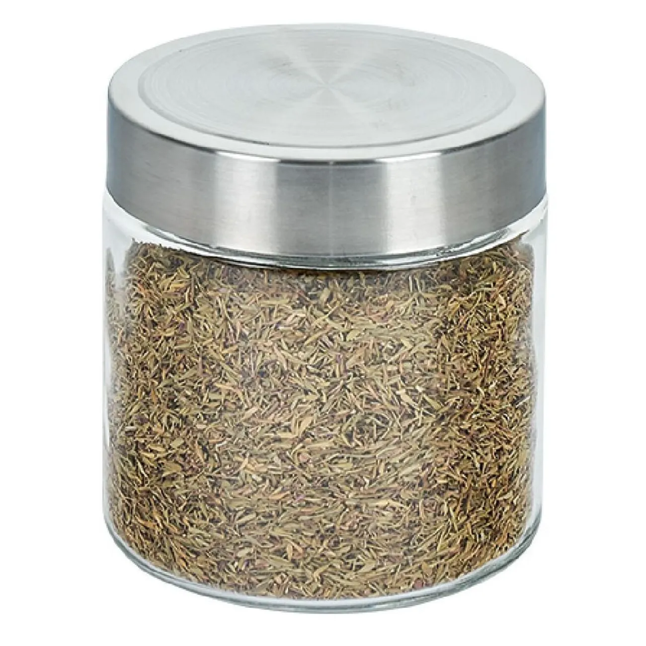 Gifi Bocal en verre avec couvercle inox - Lot de 4