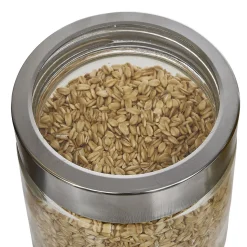 Gifi Bocal en verre avec couvercle hermétique 800 ml x2