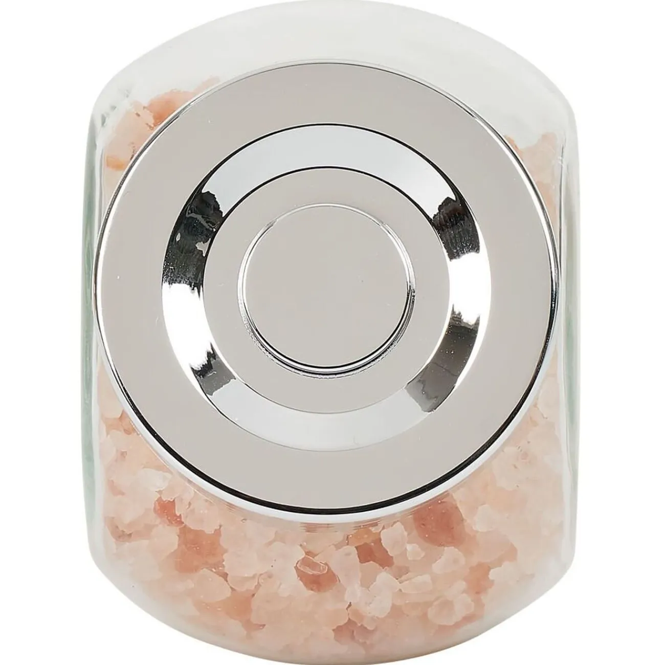 Gifi Bocal en verre incliné 200ml avec couvercle en plastique à visser x2